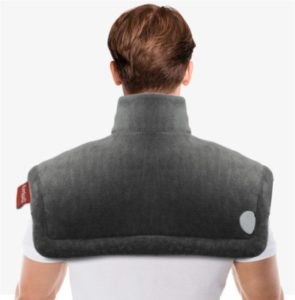 Almohadilla térmica para aliviar el dolor de cuello y hombros 