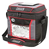 Bolsa Nevera Suave Coleman | Mantiene el hielo hasta 24 horas | Enfriador de 30 latas, rojo