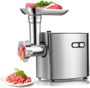 picadora de carne de acero inoxidable
