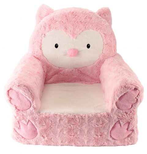 Silla infantil Sweet Seats Adorable búho rosa ideal para niños