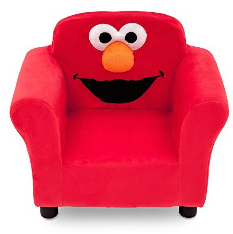 Silla tapizada Elmo de Barrio Sésamo