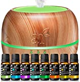 Difusor de aceites esenciales Art Naturals y juego de aceites esenciales Top 8