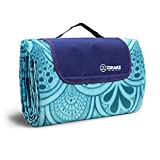 Manta de picnic ZOMAKE impermeable extra grande, al aire libre con soporte impermeable para la familia, conciertos, playa, parque