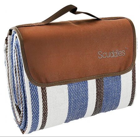  Tapones de picnic extra grandes y para exteriores para alfombrilla de mano adicional Bolsa de mano resistente al agua de manantial Blanco y tiras blancas y blancas impermeables 