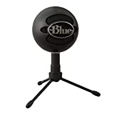 Micrófono USB Blue Snowball iCE para grabación y transmisión en PC y Mac, cápsula de condensador cardioide, soporte ajustable, Plug and Play - Negro