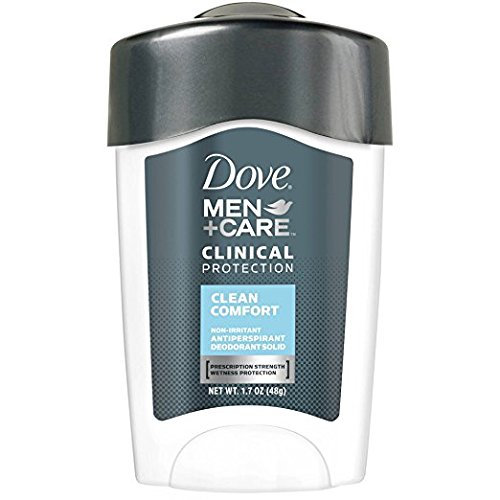 Dove Men + Clinical Protection Care Comfort Clean desodorante sólido antitranspirante 1.70 oz-desodorantes hipoalergénicos