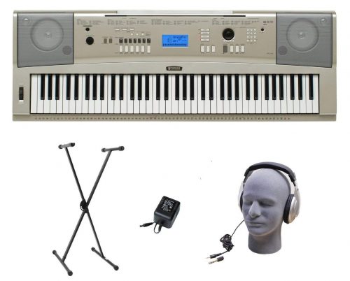  Paquete premium de piano de cola portátil de 76 teclas Yamaha YPG-235 