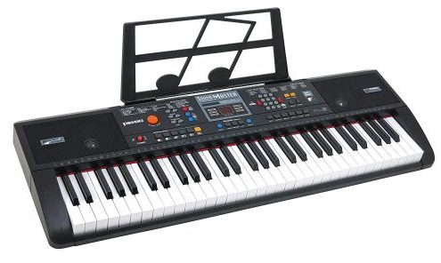  Plixio 61 Keyboard Piano Electric Music con entrada USB y MP3 - Piano eléctrico portátil 