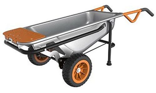  WORX WG050 Carretilla neumática de 2 ruedas / carro de jardín / plataforma rodante 8 en 1
