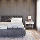Comfort Brands Base de cama de masaje articulada clásica, control remoto inalámbrico, tres patas de altura y puertos USB-ergonómicos, Twin XL, negro