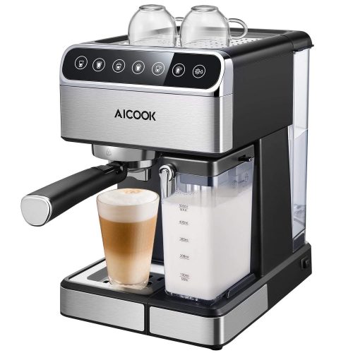  Máquina de café expreso AICOOK, cafetera expreso Barista 