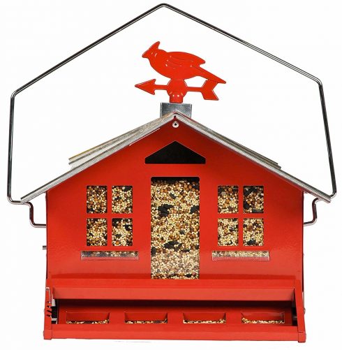 Comedero para pájaros Perky-Pet Squirrel Be Gone II Country House de Weathervane