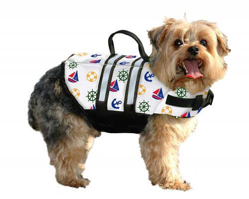 Paws Aboard Designer Small Jacket Life Doggy Náutico 15-20 lb N1300