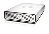 G-Technology 4TB G-DRIVE USB 3.0 Disco duro de escritorio externo, plateado - Almacenamiento compacto de alto rendimiento - 0G03594-1