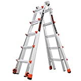 Little Giant Ladder Systems 12022 Uso revolucionario, escalera multiusos de 22 pies, pies, gris