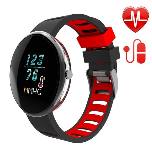reloj deportivo de actividad física Letscom con reloj de frecuencia cardíaca y monitor de presión arterial