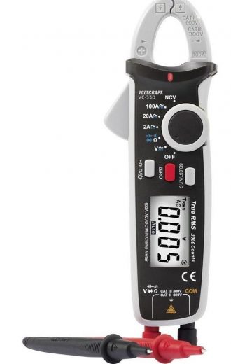  Pinza amperimétrica de corriente Voltcraft VC330