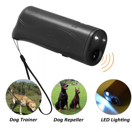  Repelente de perros ultrasónico LED POVAD