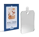 Original Anti-Fog Mirror Company Afeitado bien | Espejo de mano sin baño para hombre y mujer | Gancho adhesivo extraíble durante mucho tiempo.