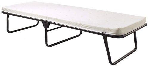  Cama plegable Jay-Be Saver con colchón Airflow, regular, negro / blanco
