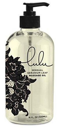 Aceite de Masaje Lulu 16oz. para masajes corporales relajantes de lujo