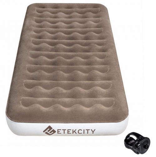  colchón inflable para acampar Etekcity, colchón inflable inflable único alto, cama inflable