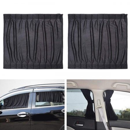  Ventana lateral de coche WINOMO 2 piezas con protección UV cortina parabrisas ventana sombreado vehículo
