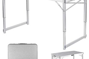 Las 10 mesas plegables de aluminio más vendidas